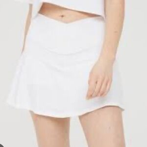 Offline by Aerie Women's White Real Me Crossover Tennis Skort Size S/P